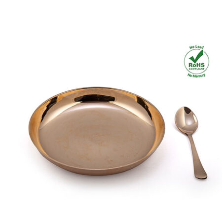 Pure Bronze Snack Plate